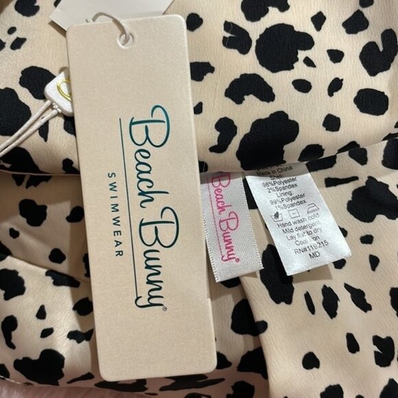 NWT Beach Bunny Harper Leopard Mini Slip Dress - Picture 3 of 9
